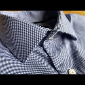 Supima soft, slim fit dress shirt LIKE NEW